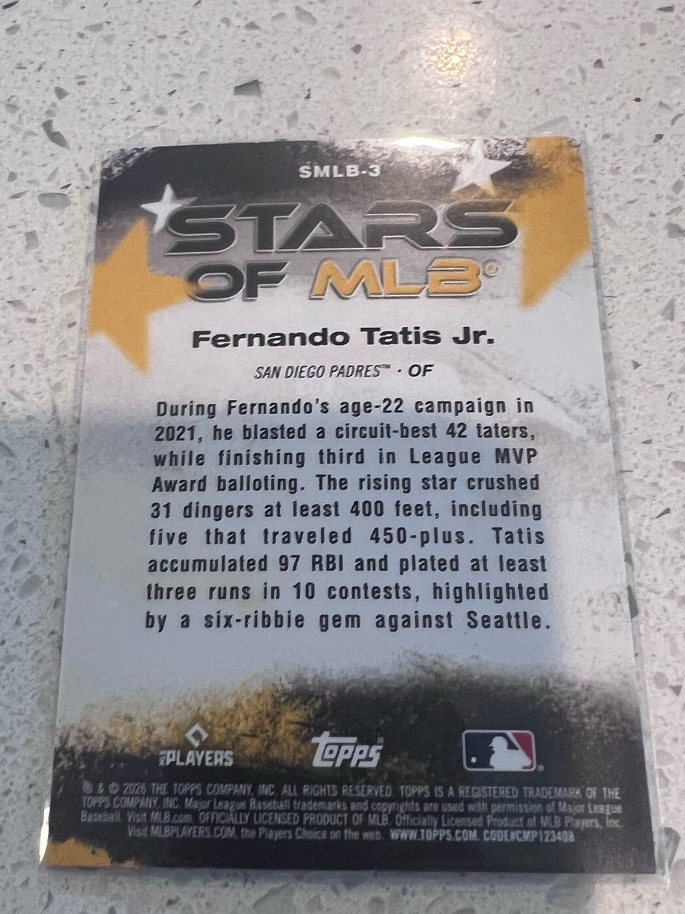 Topps 2026 Fernando Tatis Jr. - Picture 2 of 2